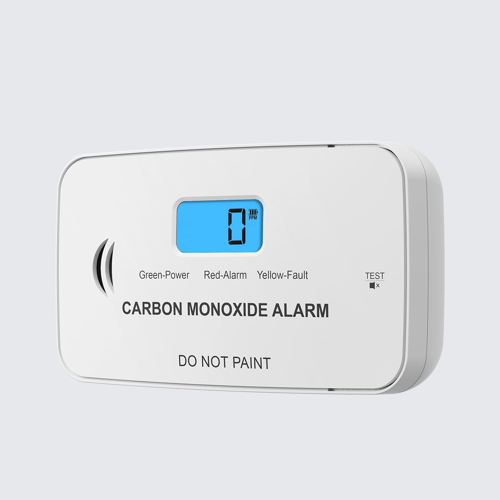 CO08 Standalone Carbon Monoxide Alarm | Replaceable Battery | SGS Certified