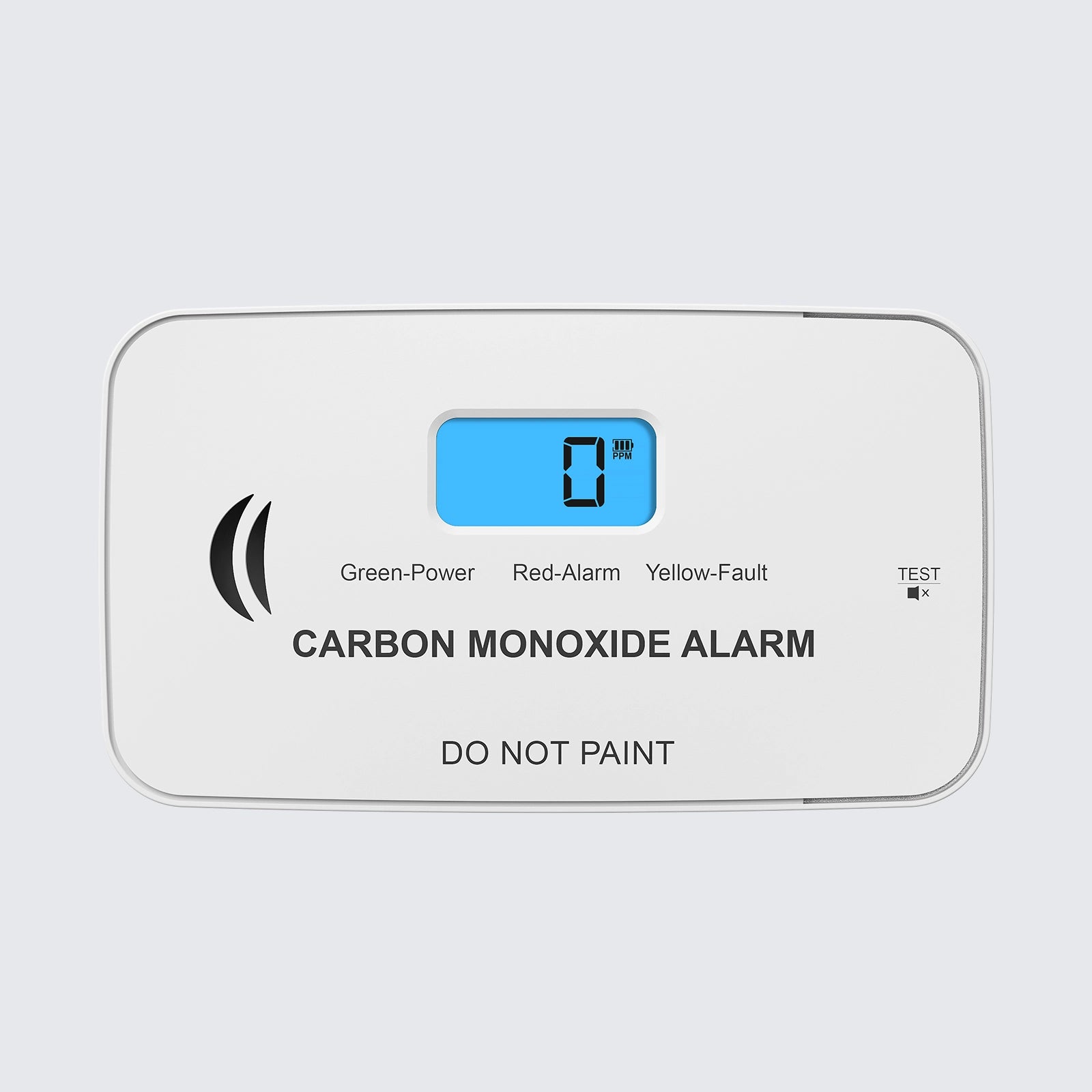 CO08 Standalone Carbon Monoxide Alarm | Replaceable Battery | SGS Certified