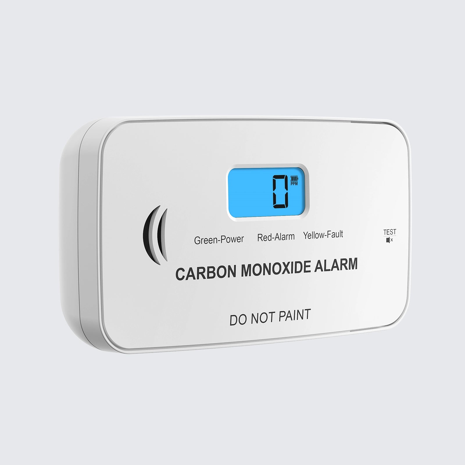 CO08 Standalone Carbon Monoxide Alarm | Replaceable Battery | SGS Certified