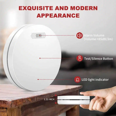 SM11W WIFI Photoelectric Smoke Alarm 10 Year Worry-Free